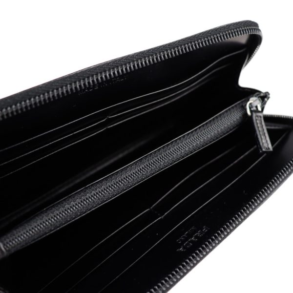 2103023002043 4 Prada Saffiano Leather Long Wallet Black