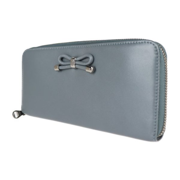 2103023002047 2 Loewe Leather Long Wallet Blue