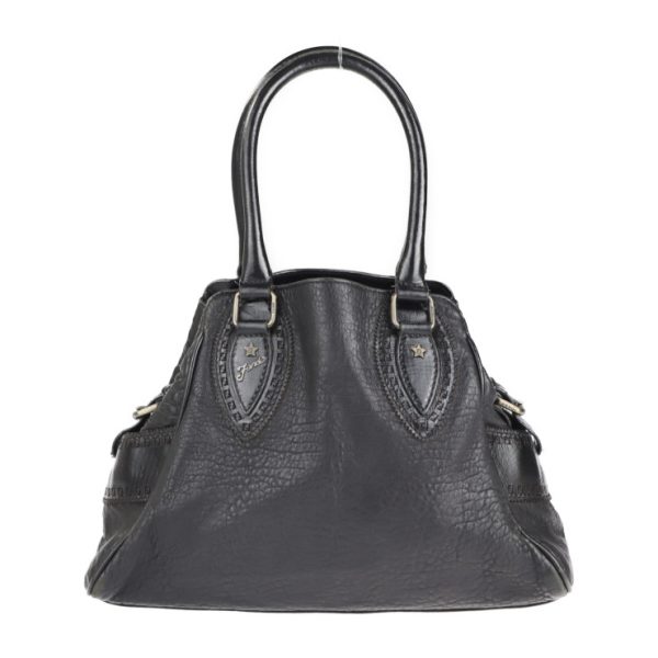 2103033007096 1 Fendi Etnico Nappa Leather Handbag Black