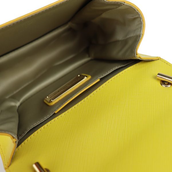 2103083002040 9 Salvatore Ferragamo Vara Leather Shoulder Bag Yellow