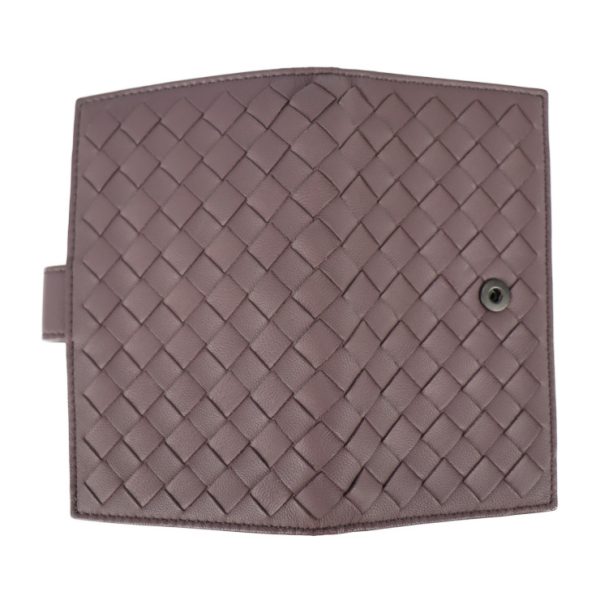 2103103008025 5 Bottega Veneta Intrecciato Leather Key Case Purple