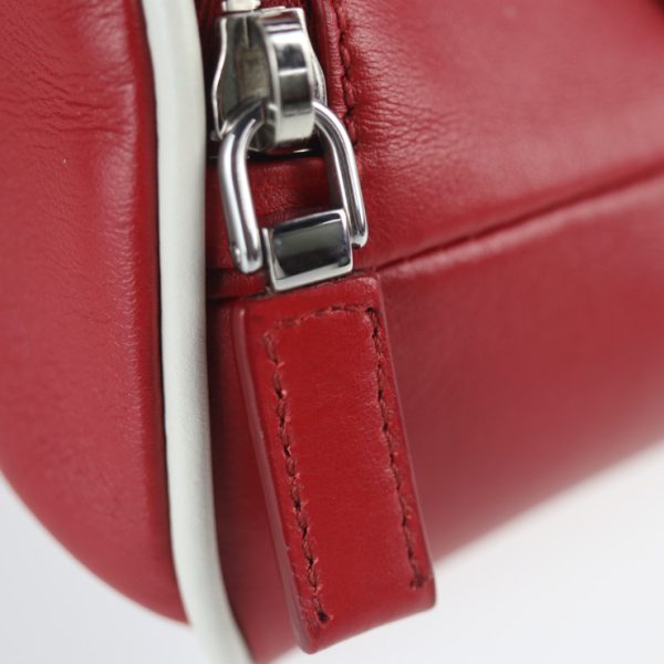 2104023007079 6 Prada Leather Body Bag Red