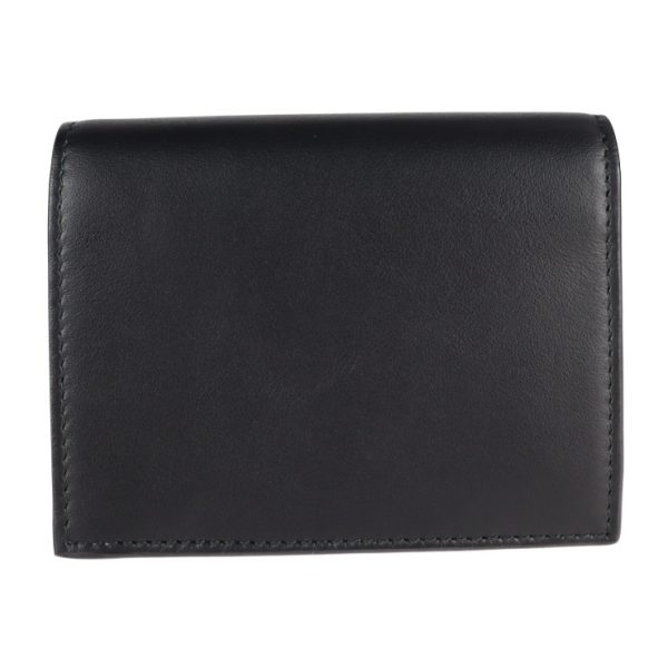 2104023007097 3 Prada Leather Bifold Wallet Black