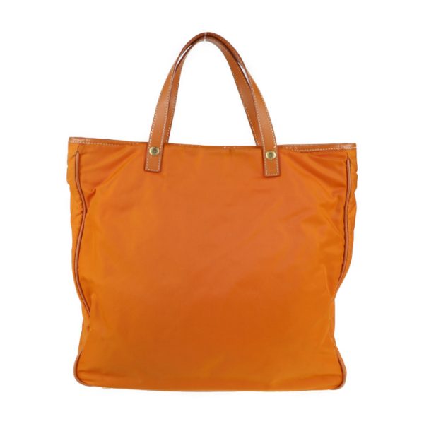 2104083007058 3 Prada Nylon Leather Tote Bag Papaya