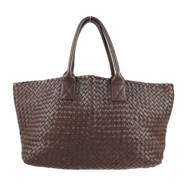 2104083007059 3 Bottega Veneta Cava MM Intrecciato Leather Tote Bag Brown