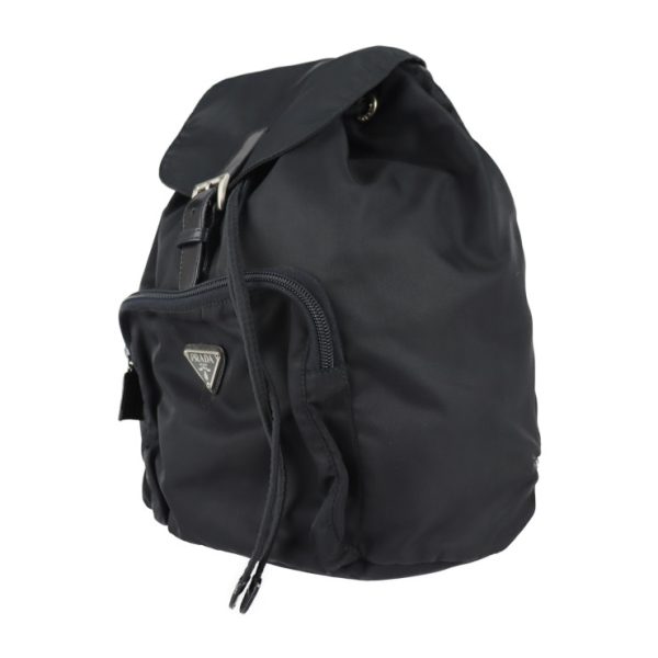 2104083007067 2 Prada Nylon Backpack Black