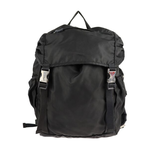 2104093008137 1 Prada Nylon Tessuto Backpack Black