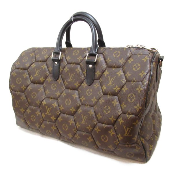 2104102224666 5 Louis Vuitton Keepall Bandouliere 45 Boston Brown