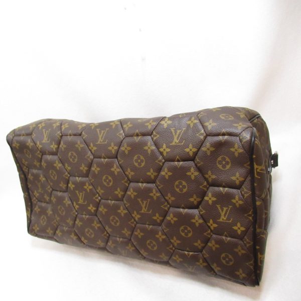 2104102224666 6 Louis Vuitton Keepall Bandouliere 45 Boston Brown