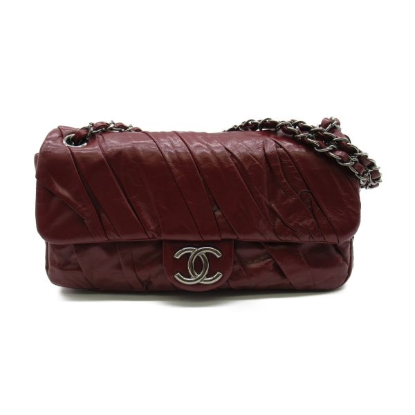 2104102236546 1 Chanel Chain Shoulder Bag Calf Red Series Red