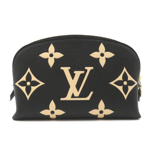 2104102250665 2 Louis Vuitton Pochette Cosmetic PM Bag Black Beige