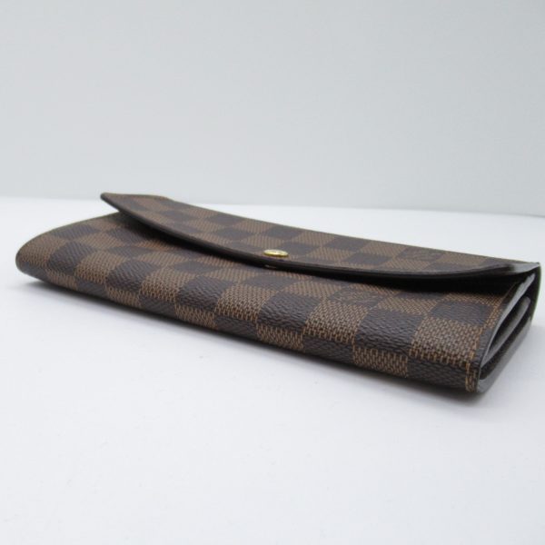 2104102253567 4 Louis Vuitton Sarah Bifold Wallet Brown