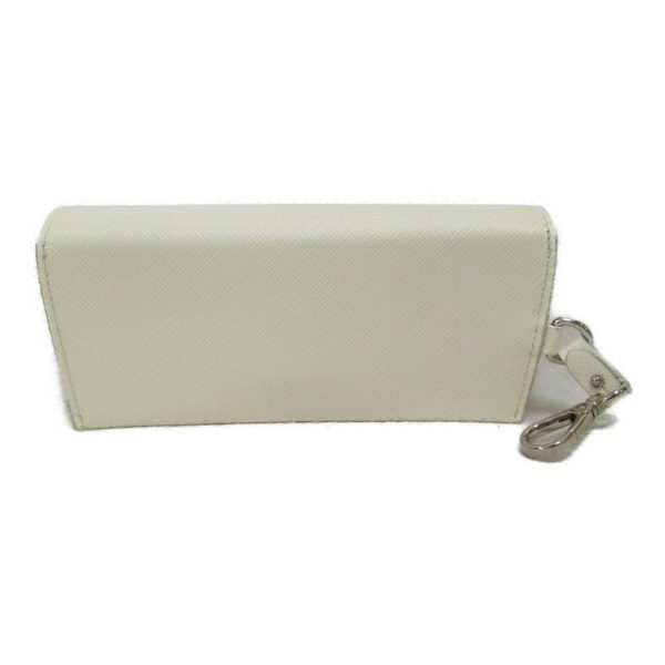 2104102260480 3 Prada Glasses Case in Saffiano Leather White