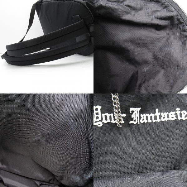 2104102263146 12c Celine Rucksack Backpack Nylon Black