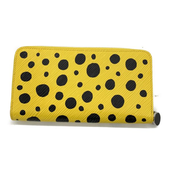 2104102272780 01 Louis Vuitton Zippy Round Long Wallet Yellow Black