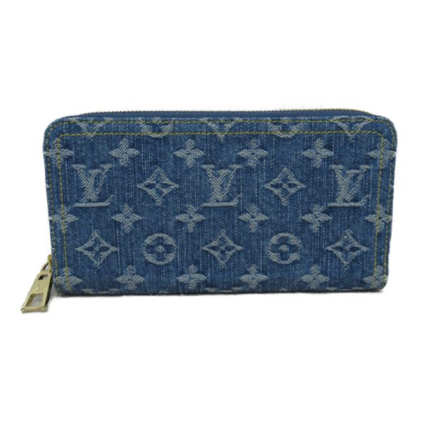 2104102273244 2 Louis Vuitton Zippy Long Wallet Blue Denim