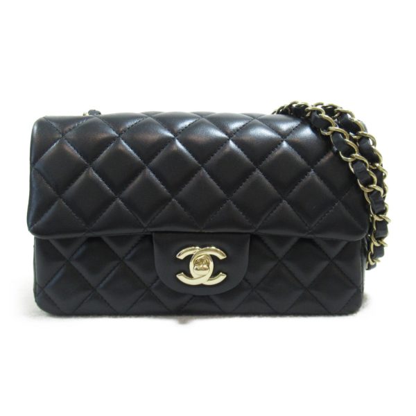 2104102273312 2 Chanel Mini Matelasse Chain Bag Black