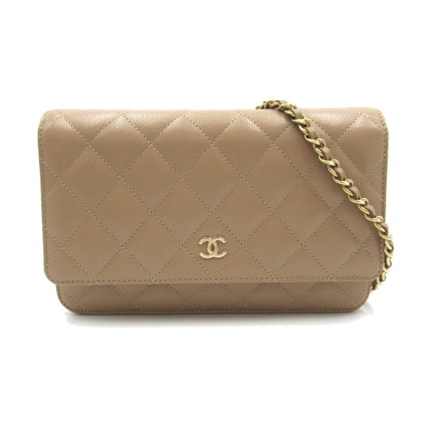 2104102276009 1 Chanel Matelasse Chain Wallet Yellow