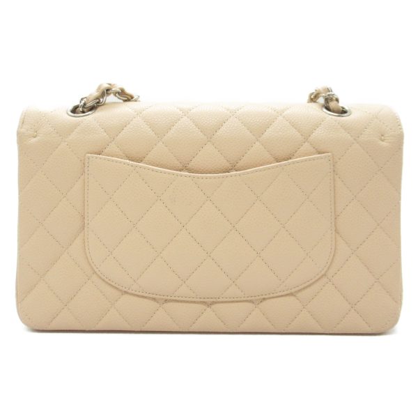 2104102280631 2 Chanel Matelasse Double Flap Shoulder Bag Beige