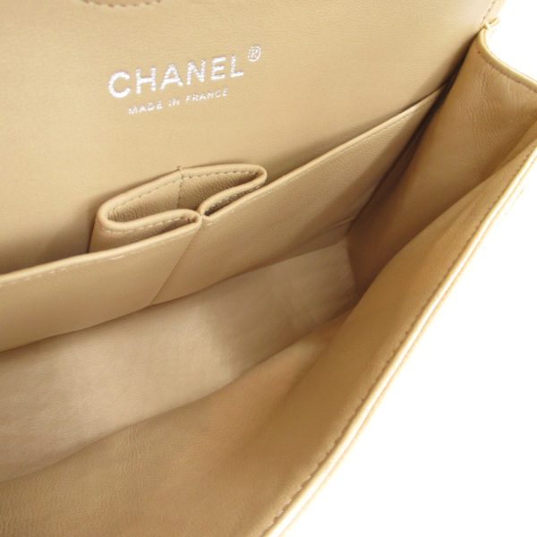 2104102280631 6 Chanel Matelasse Double Flap Shoulder Bag Beige