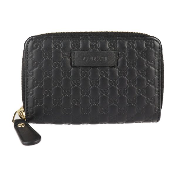 2104113007035 1 GUCCI Micro Gucci Shima Coin Case Leather Black