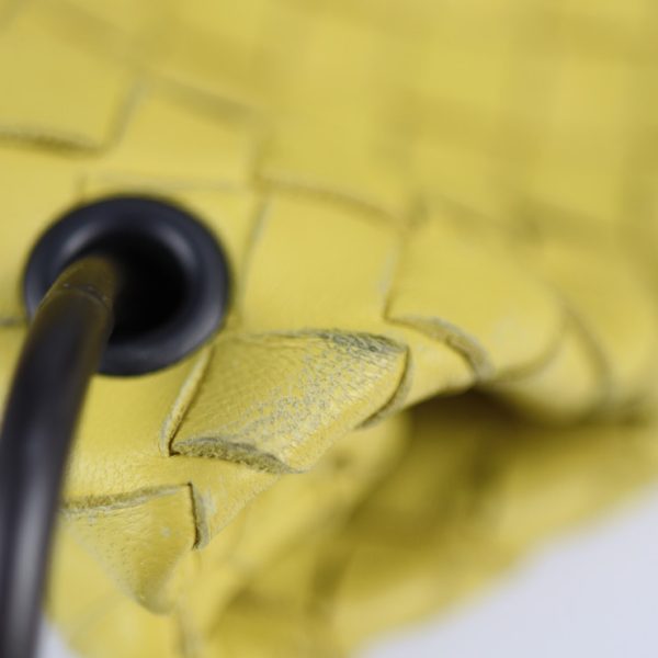 2104113007055 8 Bottega Veneta Intrecciato Leather Shoulder Bag Yellow