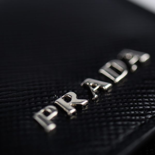 2105073008089 6 Prada Saffiano Leather Key Case Nero