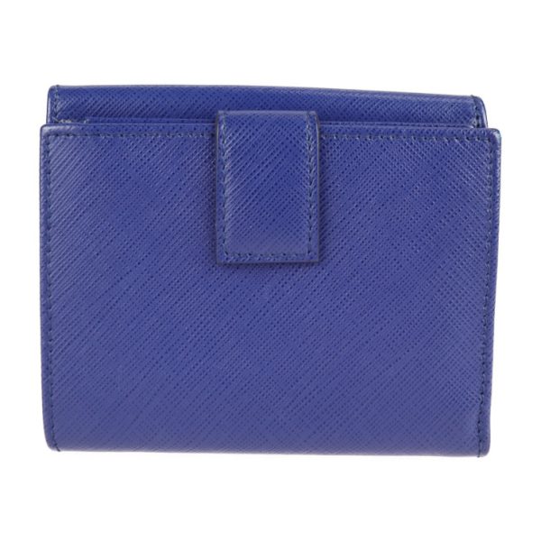 2105123008090 3 Salvatore Ferragamo Vara Leather Bifold Wallet Blue