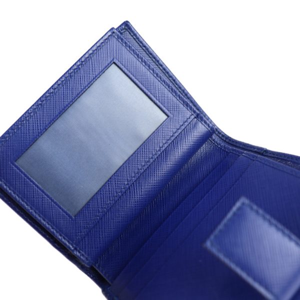 2105123008090 6 Salvatore Ferragamo Vara Leather Bifold Wallet Blue