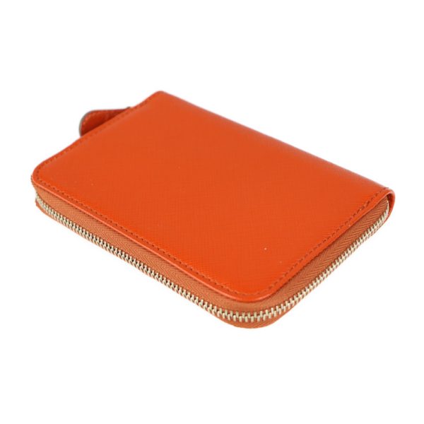 2106013002024 5 Salvatore Ferragamo Gancini Leather Coin Case Orange