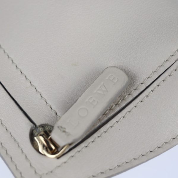 2106013002043 8 Loewe Leather Coin Purse Ivory