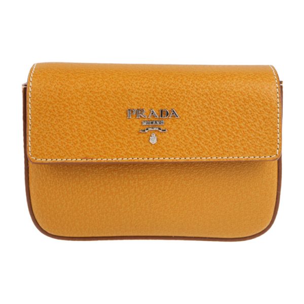 2106043002111 1 Prada Leather Pouch Cuoio