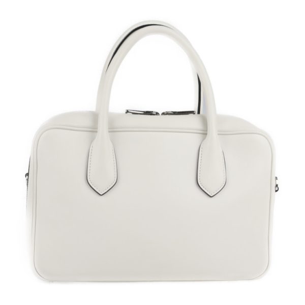 2106043002130 3 Prada Calf Mirage Handbag Bianco