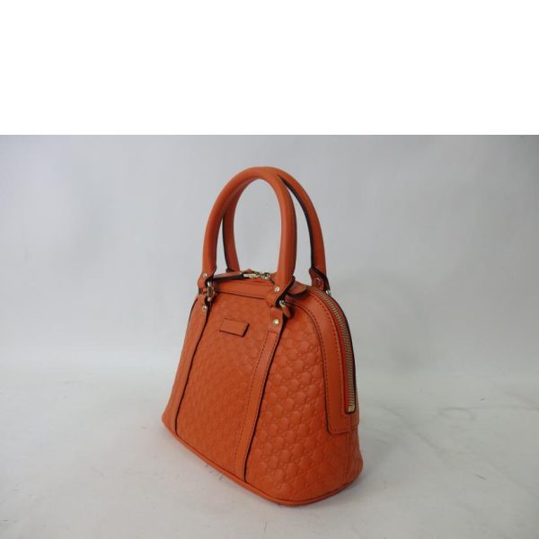 21061 3 Gucci Micro Guccisima Bag Orange