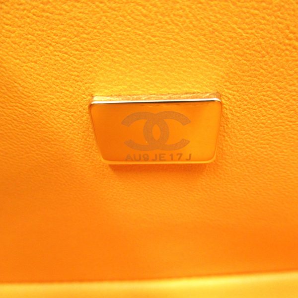 2106800519594 8 Chanel Chanel Chain Shoulder Bag Caviar Skin Yellow