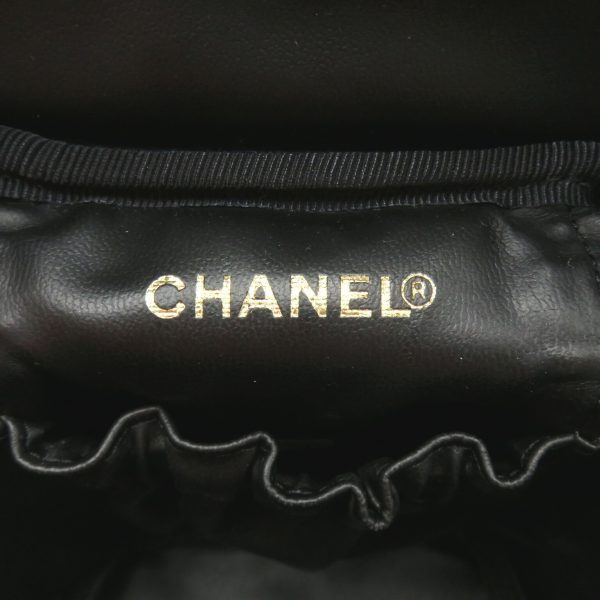 2106800528961 7 Chanel Vertical Vanity Handbag Bag Caviar Skin Grained Calf Black