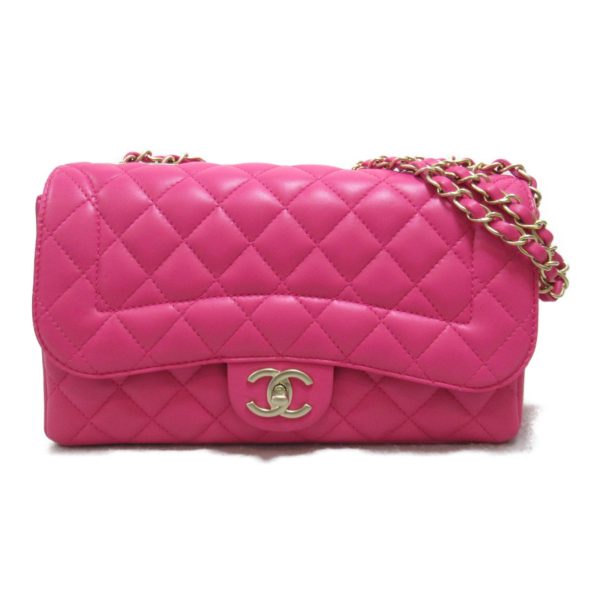 2106800537925 3 Chanel Matelasse Chain Shoulder Bag Leather Pink