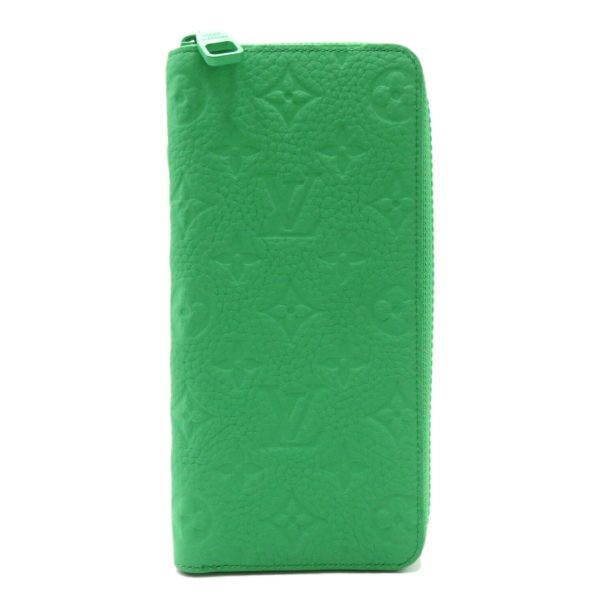 2106800538564 1 Louis Vuitton Zippy Wallet Vertical Long Green