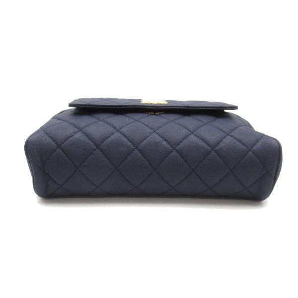 2106800541878 4 Chanel Camera Shoulder Bag Caviar Skin Navy