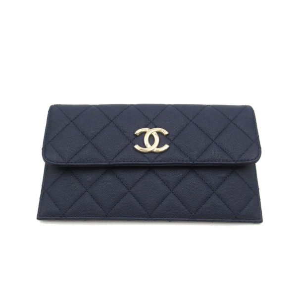 2106800541878 7 Chanel Camera Shoulder Bag Caviar Skin Navy