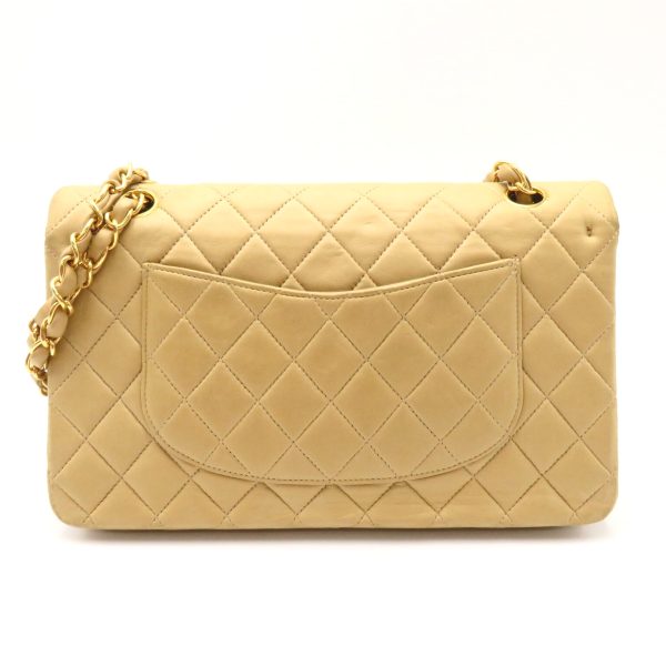 2106800541922 2 Chanel Double Flap Chain Shoulder Bag Beige