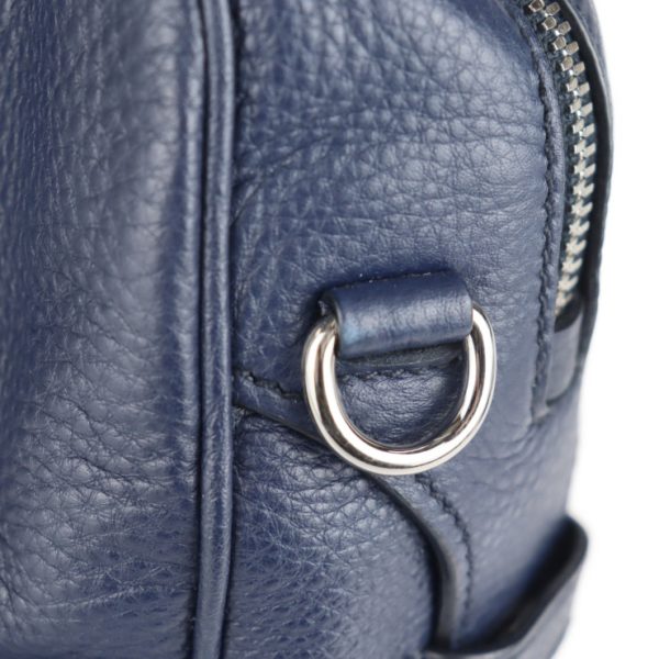 2107043007165 9 Prada Leather Handbag Navy