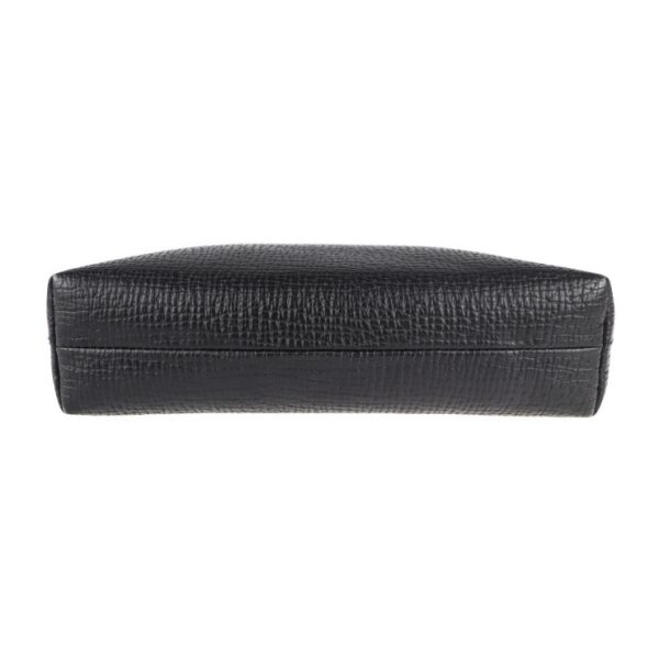 2107043007176 4 Loewe Leather Clutch Makeup Pouch Black