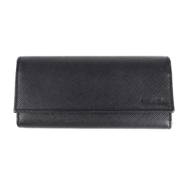 2107043007235 1 Prada Saffiano Leather Key Case Nero