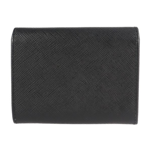 2107053007077 3 Prada Leather Business Card Holder Black