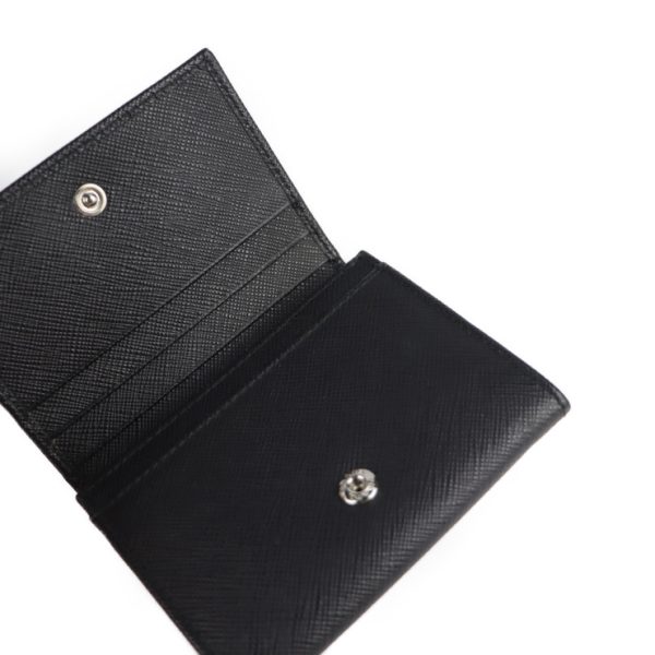 2107053007077 4 Prada Leather Business Card Holder Black