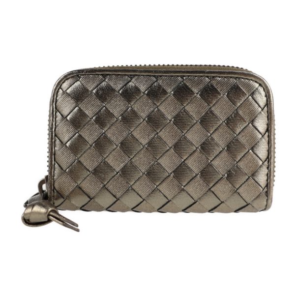 2107053007084 1 Bottega Veneta Coin Case Leather Bronze Bag