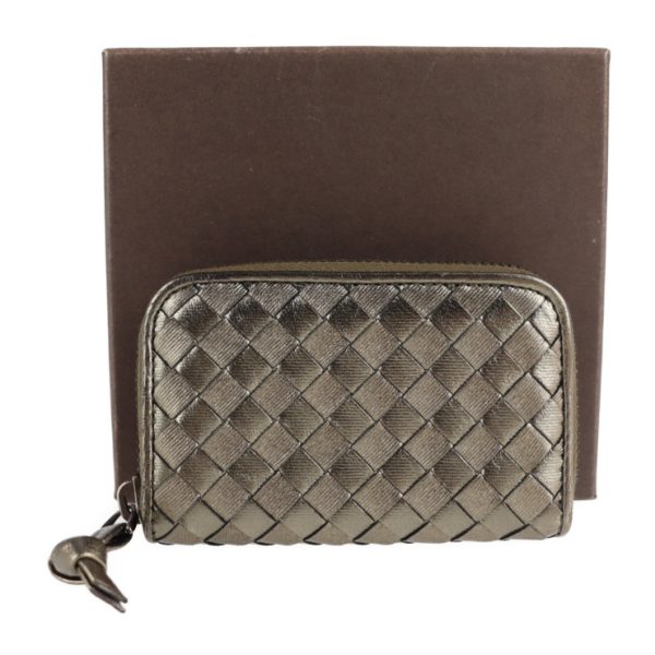 2107053007084 8 Bottega Veneta Coin Case Leather Bronze Bag