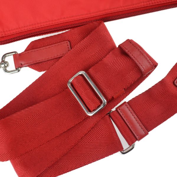 2107063008138 5 Prada Nylon Shoulder Bag Rosso