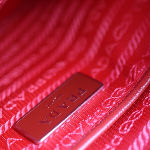 2107063008138 8 Prada Nylon Shoulder Bag Rosso